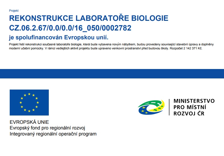 rekonstrukce laboratoe biologie